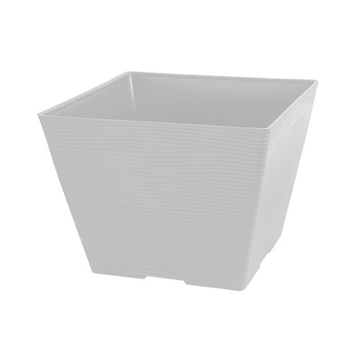 Local Reseller https://feltonblinds.com.my/reseller/ Felton Indonesia Plastic Square Flower Pot White